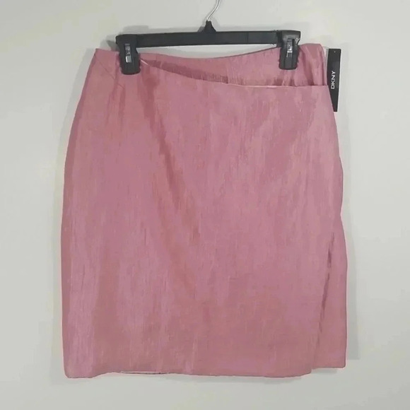 Dkny Dresses & Skirts - {DKNY} Asymmetrical Wrap Skirt in Damask Rose